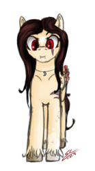 Size: 578x1039 | Tagged: safe, artist:speed-chaser, oc, oc only, oc:alissa, pegasus, pony, community related, eye scar, female, mare, scar, simple background, solo, transparent background, unshorn fetlocks