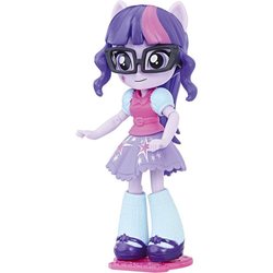 Size: 960x960 | Tagged: safe, sci-twi, twilight sparkle, equestria girls, g4, clothes, cutie mark, doll, equestria girls minis, female, glasses, mary janes, ponytail, shoes, skirt, smiling, socks, toy