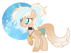 Size: 1024x771 | Tagged: safe, artist:mintoria, oc, oc only, oc:cupcake blue, pegasus, pony, female, mare, scar, simple background, solo, transparent background