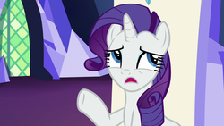 Size: 1280x720 | Tagged: safe, screencap, rarity, pony, unicorn, a rockhoof and a hard place, g4, female, mare, solo