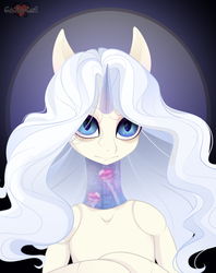 Size: 2376x3000 | Tagged: safe, artist:xsatanielx, oc, oc only, oc:delphinium, jellyfish, semi-anthro, rcf community, arm hooves, female, high res, solo