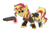 Size: 5947x3733 | Tagged: safe, artist:1438, sunset shimmer, pony, unicorn, g4, armor, double barreled shotgun, fallout, female, goggles, gun, raider, sawed off shotgun, scar, shotgun, simple background, solo, transparent background, weapon