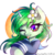 Size: 2000x2000 | Tagged: safe, artist:chaosangeldesu, oc, oc only, oc:cassi marinera, pony, unicorn, clothes, commission, flower, flower in hair, high res, sailor uniform, simple background, smiling, solo, tongue out, transparent background