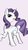 Size: 750x1334 | Tagged: safe, artist:manachaaaaaaaa, rarity, pony, unicorn, g4, female, looking at you, mare, solo