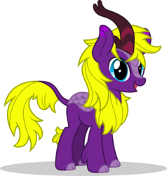 Size: 934x983 | Tagged: safe, artist:mlp-trailgrazer, oc, oc only, kirin, g4, sounds of silence, cloven hooves, commission, kirin-ified, male, open mouth, simple background, solo, species swap, transparent background