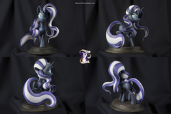 Size: 9216x6144 | Tagged: safe, artist:shuxer59, nightmare rarity, pony, unicorn, g4, absurd resolution, butt, craft, female, irl, jewelry, mare, photo, plot, regalia, sculpture, solo, traditional art