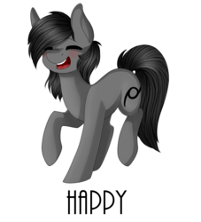 Size: 2000x2200 | Tagged: safe, artist:adostume, oc, oc only, earth pony, pony, blushing, happy, high res, smiling, solo