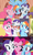 Size: 1280x2160 | Tagged: safe, edit, edited screencap, screencap, pinkie pie, rainbow dash, rarity, earth pony, pegasus, pony, unicorn, dragonshy, g4, rarity takes manehattan, school raze, comparison, female, mare, trio