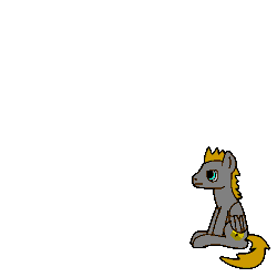 Size: 1024x1024 | Tagged: safe, artist:platinumdrop, oc, oc only, oc:platinumdrop, pegasus, pony, animated, frame by frame, gif, male, plat adventures, simple background, solo, spear, stallion, transparent background, weapon