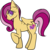 Size: 2240x2237 | Tagged: safe, artist:quartziie, oc, oc only, pegasus, pony, female, high res, magical lesbian spawn, mare, no pupils, offspring, parent:fluttershy, parent:scootaloo, parents:scootashy, raised hoof, simple background, solo, transparent background