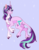 Size: 768x983 | Tagged: safe, artist:wanderingpegasus, starlight glimmer, classical unicorn, pony, unicorn, g4, chest fluff, cloven hooves, female, horn, leonine tail, mare, smiling, solo, unshorn fetlocks