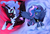 Size: 1280x870 | Tagged: safe, artist:mmkaay, edit, nightmare moon, princess luna, alicorn, pony, g4, crown, duality, female, jewelry, mare, regalia