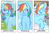 Size: 840x559 | Tagged: safe, artist:miidew, rainbow dash, earth pony, pegasus, pony, unicorn, g4, :p, braid, cute, dashabetes, earth pony rainbow dash, female, multeity, race swap, silly, solo, tongue out, unicorn rainbow dash