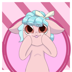 Size: 1030x1020 | Tagged: safe, artist:thedefinitionofsad, cozy glow, pony, g4, cozybetes, cute, female, silly, solo, spoilers in source, tongue out