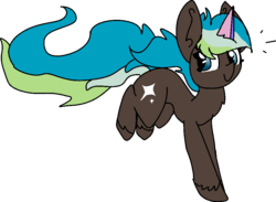 Size: 935x684 | Tagged: safe, artist:nootaz, oc, oc only, oc:bright side, pony, commission, simple background, solo, transparent background