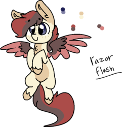 Size: 615x637 | Tagged: safe, artist:nootaz, oc, oc only, oc:razor flash, pony, commission, simple background, solo, transparent background