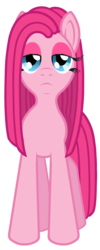 Size: 1800x4500 | Tagged: safe, artist:fascismnotincluded, pinkie pie, earth pony, pony, g4, female, pink, pinkamena diane pie, simple background, solo, transparent background, vector