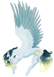 Size: 1725x2480 | Tagged: safe, artist:oneiria-fylakas, oc, oc only, oc:stardust, pegasus, pony, bracelet, female, flying, jewelry, mare, simple background, solo, transparent background, two toned wings