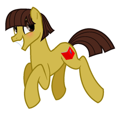 Size: 845x797 | Tagged: safe, artist:mariella999, oc, oc only, earth pony, pony, base used, simple background, solo, white background