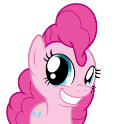 Size: 4096x4090 | Tagged: safe, artist:dashyoshi, pinkie pie, earth pony, pony, g4, absurd resolution, female, grin, simple background, smiling, solo, transparent background