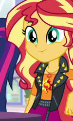 Size: 646x1078 | Tagged: safe, screencap, sunset shimmer, equestria girls, equestria girls specials, g4, my little pony equestria girls: better together, my little pony equestria girls: rollercoaster of friendship, cropped, cute, geode of empathy, shimmerbetes