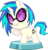 Size: 2911x3037 | Tagged: safe, artist:phucknuckl, budge studios, part of a set, dj pon-3, vinyl scratch, pony, unicorn, g4, my little pony pocket ponies, cute, female, high res, raised hoof, simple background, solo, sunglasses, transparent background, vinylbetes