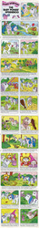Size: 523x3033 | Tagged: safe, official comic, baby blossom, baby cotton candy, baby firefly, baby glory, baby moondancer, baby surprise, rabbit, comic:my little pony (g1), g1, official, amnesia, balloon, bow, broom, brought to life, comic, cottage, crying, dancing, dare, finger snap, flower, flower lady, flying, forgetful, fun witch, game, mouth hold, singing, tail bow, witch