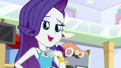Size: 1920x1080 | Tagged: safe, screencap, rarity, equestria girls, equestria girls specials, g4, my little pony equestria girls: better together, my little pony equestria girls: rollercoaster of friendship, eyeshadow, female, geode of shielding, lidded eyes, makeup, solo