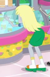 Size: 313x479 | Tagged: safe, screencap, derpy hooves, octavia melody, equestria girls, equestria girls specials, g4, my little pony equestria girls: better together, my little pony equestria girls: rollercoaster of friendship, bent over, cropped