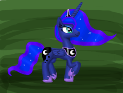 Size: 378x287 | Tagged: safe, artist:platinumdrop, princess luna, alicorn, pony, g4, female, solo