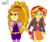 Size: 1591x1334 | Tagged: safe, artist:ktd1993, adagio dazzle, sunset shimmer, equestria girls, g4, 30 day otp challenge, female, holding hands, lesbian, ship:sunsagio, shipping, simple background, transparent background