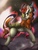 Size: 3000x4000 | Tagged: dead source, safe, artist:blackligerth, autumn blaze, kirin, g4, sounds of silence, awwtumn blaze, cute, fangs, female, kirinbetes, open mouth, solo