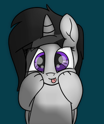 Size: 1250x1480 | Tagged: safe, artist:mewliciousness, oc, oc only, pony, :p, cute, silly, solo, tongue out