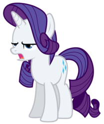 Size: 5414x6475 | Tagged: safe, artist:estories, rarity, pony, g4, absurd resolution, female, rarity is not amused, simple background, solo, transparent background, unamused, vector