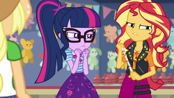 Size: 1920x1080 | Tagged: safe, screencap, sci-twi, sunset shimmer, twilight sparkle, equestria girls, equestria girls specials, g4, my little pony equestria girls: better together, my little pony equestria girls: rollercoaster of friendship
