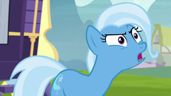 Size: 1280x720 | Tagged: safe, screencap, trixie, pony, unicorn, g4, road to friendship, female, mare, solo