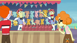 Size: 1920x1080 | Tagged: safe, screencap, flam, flim, heath burns, scribble dee, equestria girls, equestria girls specials, g4, my little pony equestria girls: better together, my little pony equestria girls: rollercoaster of friendship, background human, flim flam brothers