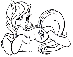 Size: 877x676 | Tagged: safe, artist:imaranx, oc, oc:iyogo, earth pony, pony, iyogo, lineart