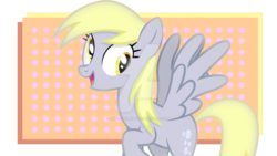 Size: 1024x576 | Tagged: safe, artist:the-surprise, derpy hooves, pony, g4, deviantart watermark, female, obtrusive watermark, simple background, solo, transparent background, watermark