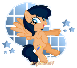 Size: 1024x910 | Tagged: safe, artist:jxst-roch, oc, oc only, oc:shooting star, pegasus, pony, female, mare, simple background, solo, transparent background