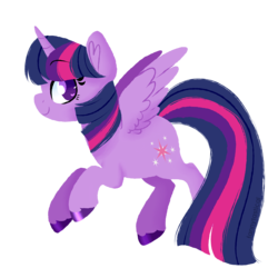 Size: 1500x1500 | Tagged: safe, artist:fannytastical, part of a set, twilight sparkle, alicorn, pony, g4, cute, female, simple background, solo, sticker, transparent background, twilight sparkle (alicorn)