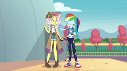 Size: 1920x1080 | Tagged: safe, screencap, rainbow dash, vignette valencia, equestria girls, equestria girls specials, g4, my little pony equestria girls: better together, my little pony equestria girls: rollercoaster of friendship, converse, female, shoes, sneakers