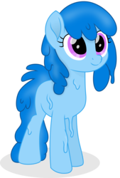 Size: 10191x15046 | Tagged: safe, artist:cirillaq, oc, oc only, oc:flowheart, goo pony, original species, absurd resolution, female, mare, simple background, solo, transparent background, vector