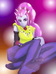 Size: 768x1024 | Tagged: safe, artist:mokuyounoma, violet blurr, equestria girls, g4