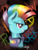 Size: 768x1024 | Tagged: safe, artist:valemjj, rainbow dash, pony, g4, female, glam metal, glam rock, glam rock dash, hard rock, punk, rainbow, rock (music), solo