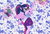 Size: 1072x720 | Tagged: safe, screencap, sci-twi, spike, spike the regular dog, twilight sparkle, dog, equestria girls, g4, my little pony equestria girls: better together, book, clothes, female, geode of telekinesis, glasses, intro, magic, ponied up, pony ears, ponytail, sci-twilicorn, skirt, smiling, telekinesis, wings