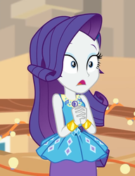 Size: 547x712 | Tagged: safe, screencap, rarity, equestria girls, equestria girls specials, g4, my little pony equestria girls: better together, my little pony equestria girls: rollercoaster of friendship, clothes, cropped, female, geode of shielding, rarity peplum dress, skirt