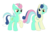 Size: 3000x1974 | Tagged: safe, artist:mlpconjoinment, bon bon, lyra heartstrings, sweetie drops, g4, butt, female, fusion, fusion:lyra heartstrings, half, lesbian, lyrabon (fusion), modular, partial body swap, plot, ship:lyrabon, shipping, simple background, transparent background, what has magic done