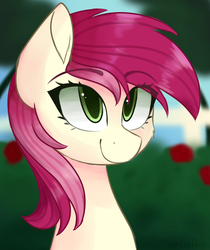 Size: 1338x1594 | Tagged: safe, artist:imbirgiana, roseluck, pony, g4, bust, female, mare, solo