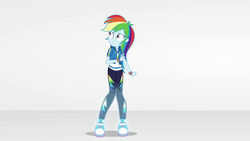 Size: 1920x1080 | Tagged: safe, screencap, rainbow dash, equestria girls, equestria girls series, g4, rollercoaster of friendship, converse, female, shoes, sneakers, solo